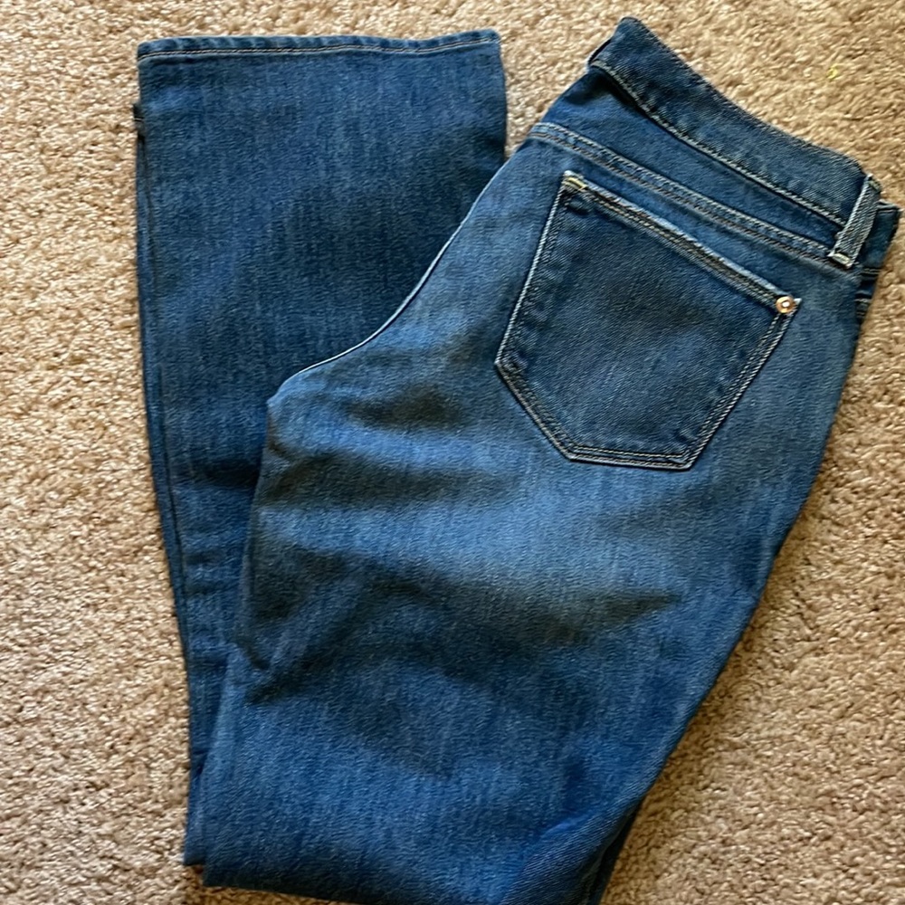 Old Navy The Flirt Boot Cut Denim Jeans sz 8 Short Petite
